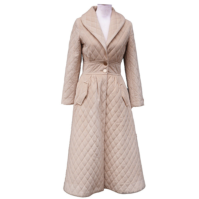 Women&#039;s Cotton Clothes Lengthened Coat Women&#039;s Knees