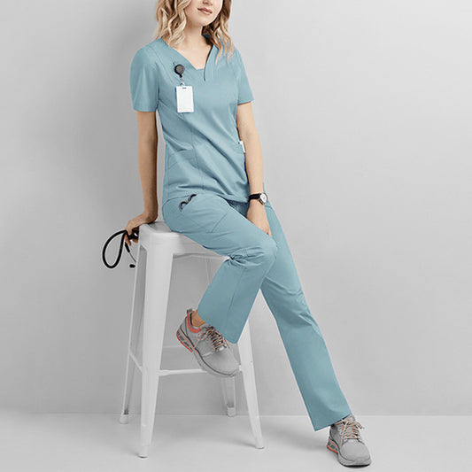 Surgical Gown Suit Doctor Nurse Clothes Beauty Salon Dental Hospital Work Clothes