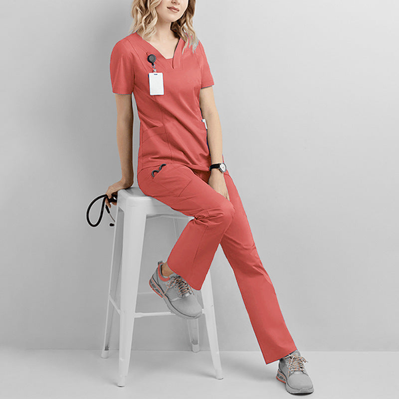 Surgical Gown Suit Doctor Nurse Clothes Beauty Salon Dental Hospital Work Clothes