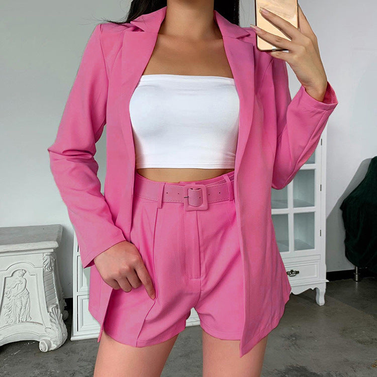 Fashion Casual Cardigan Suit