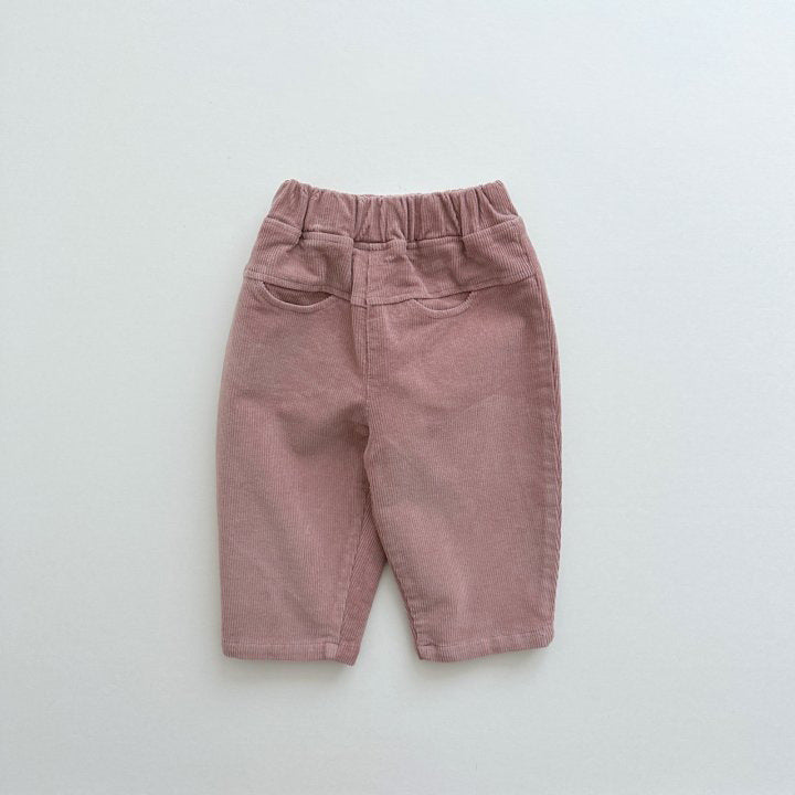 Autumn Korean Style Children&#039;s Pants Medium And Small Children&#039;s Corduroy Pants Men&#039;s And Women&#039;s Baby Children&#039;s Spring And Autumn Western Style All-match Slim Casual Pants