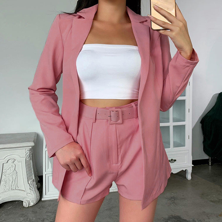 Fashion Casual Cardigan Suit