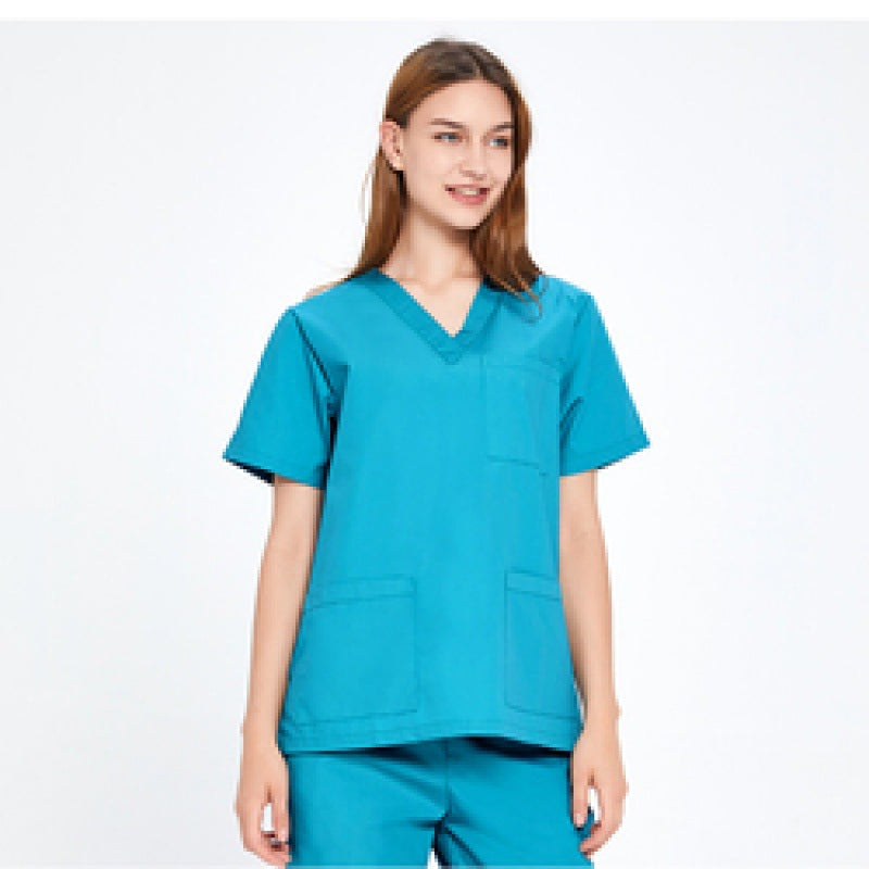 Hospital Workwear Hand Wash Set Scrub Short Sleeve Hospital Surgical Uniform