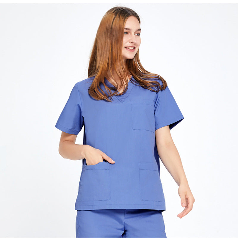 Hospital Workwear Hand Wash Set Scrub Short Sleeve Hospital Surgical Uniform