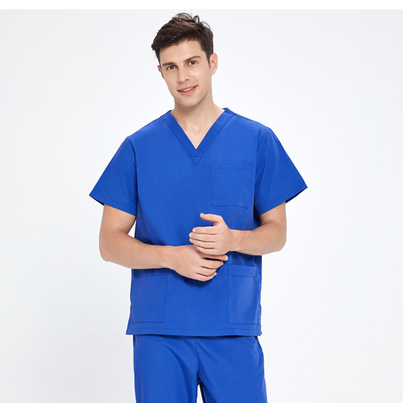 Hospital Workwear Hand Wash Set Scrub Short Sleeve Hospital Surgical Uniform