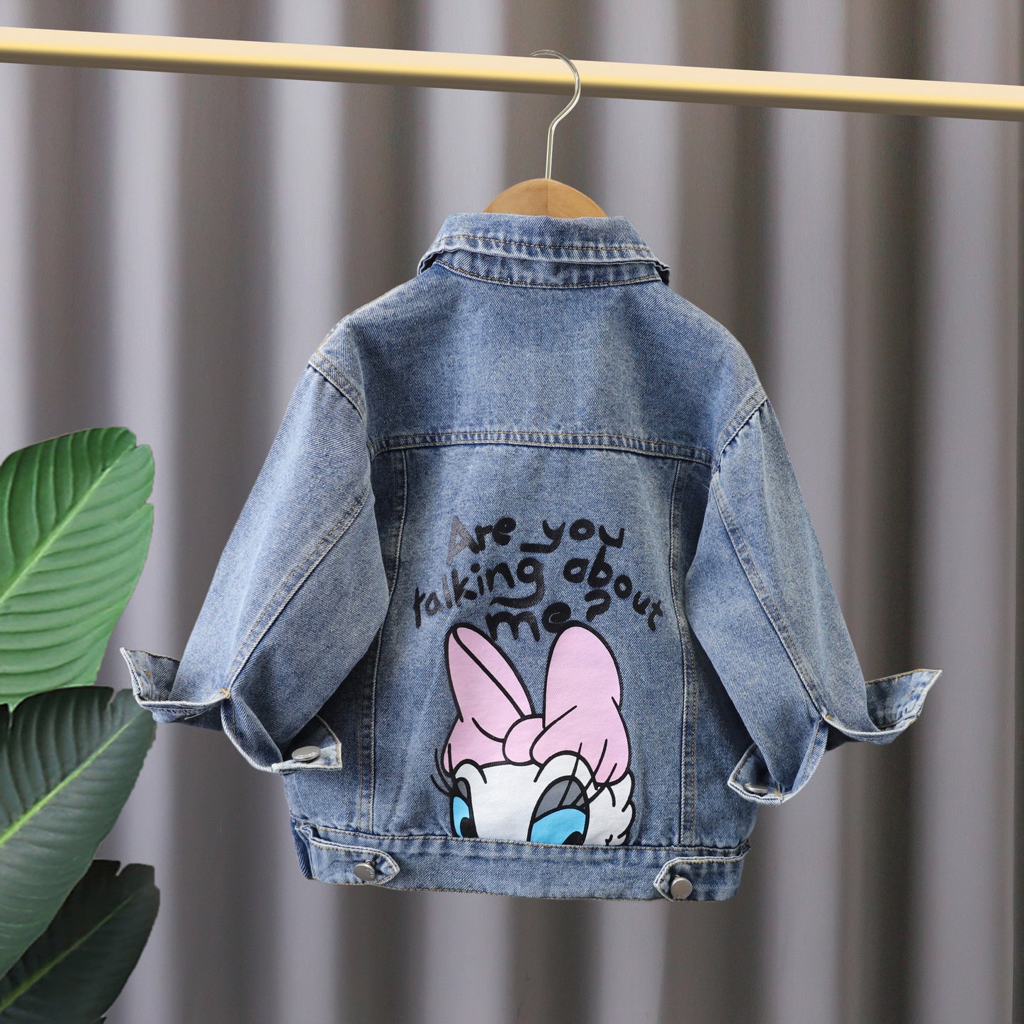 Girls&#039; Denim Coat 2024 New Style Baby Girls&#039; Clothes Western Style Spring And Autumn Clothes Baby Children&#039;s Autumn Coat Foreign Trade