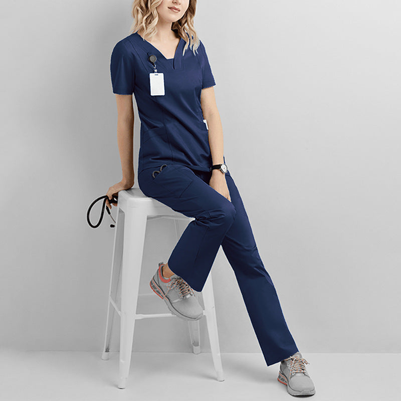 Surgical Gown Suit Doctor Nurse Clothes Beauty Salon Dental Hospital Work Clothes