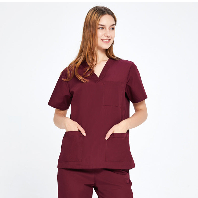 Hospital Workwear Hand Wash Set Scrub Short Sleeve Hospital Surgical Uniform