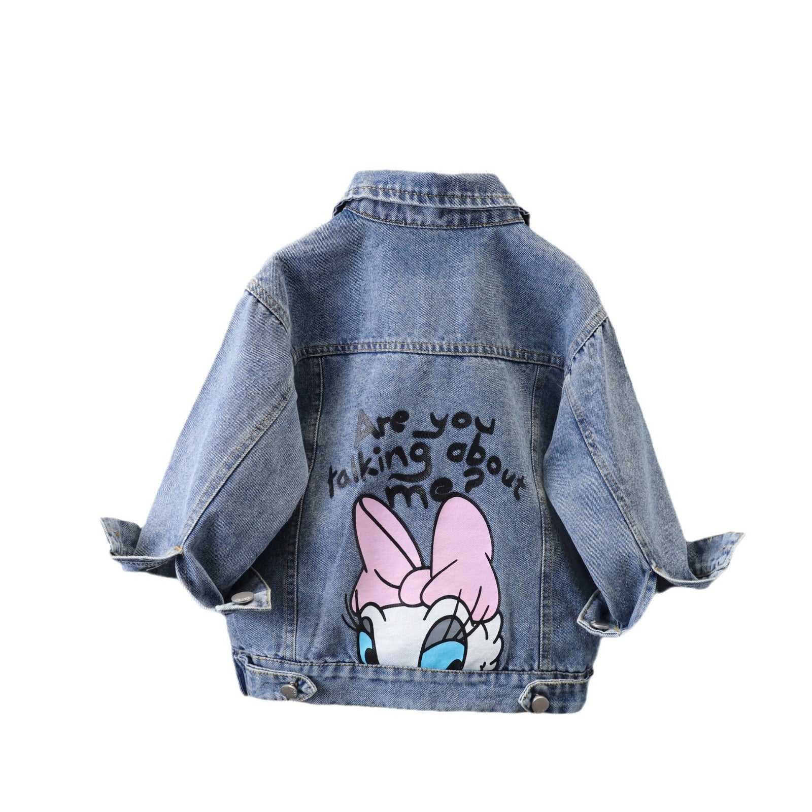 Girls&#039; Denim Coat 2024 New Style Baby Girls&#039; Clothes Western Style Spring And Autumn Clothes Baby Children&#039;s Autumn Coat Foreign Trade