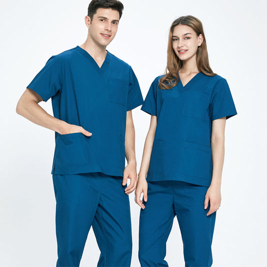 Hospital Workwear Hand Wash Set Scrub Short Sleeve Hospital Surgical Uniform