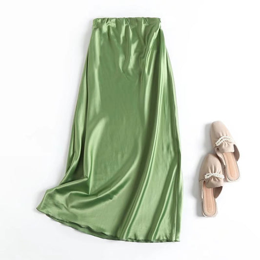 Olive Spring- Slip Skirt