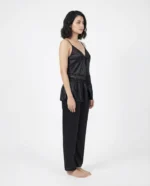 Women's Satin Lace Pajama Set | Luxury Cami & Pants Sleepwear - Image 3