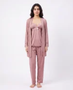 Women's Satin Lace Cami Pajama Set | Luxury Two-Piece Sleepwear - Image 22