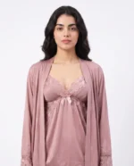 Women's Satin Lace Cami Pajama Set | Luxury Two-Piece Sleepwear - Image 24