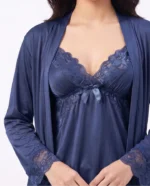 Women's Satin Lace Cami Pajama Set | Luxury Two-Piece Sleepwear - Image 16