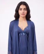 Women's Satin Lace Cami Pajama Set | Luxury Two-Piece Sleepwear - Image 17