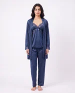 Women's Satin Lace Cami Pajama Set | Luxury Two-Piece Sleepwear - Image 19