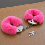 Faux Fur Handcuffs – Soft Plush Wrist Restraints for Couples & Costume Parties - Image 3
