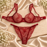 Lace Lingerie Set – Elegant Mesh Bra and Panty